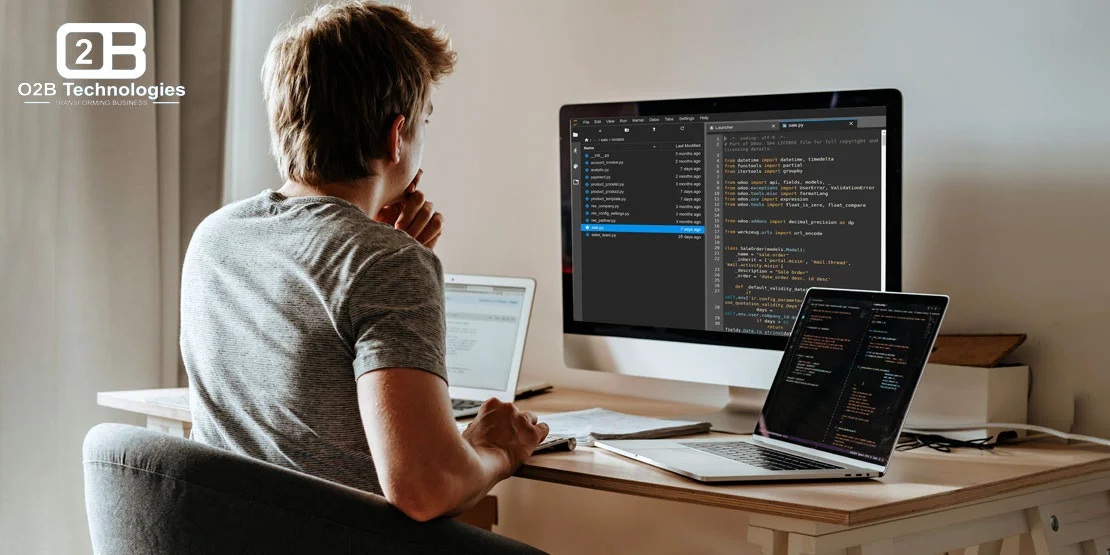 What programming language is used in Odoo